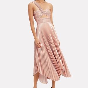 ALC Pleated One Shoulder Dress